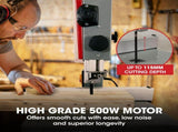 Baumr-AG 500W 115mm Wood Bandsaw Portable Benchtop Band Saw Cutting Machine with Stand V219-TOLBDSBMRBS40-ST4