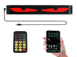 DIY Eyes Light Windshield with Remote and APP Control BT Connect Programmable Colorful Led Eyes V1294-YM0901-3115250018511