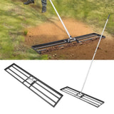 VEVOR 10x48in Lawn Leveling Rake 83.9 in Adjustable Handle for Yard Golf Court V952-CPPZPEKCGK10M9OTKV0