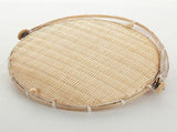 Bamboo Food Serving Tent Natural Handcraft Tray Mesh Food Storage Basket Meal Table Serve Cover V1294-YM0717-10122445