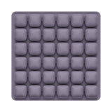 Purple Portable 3D Aircell Travel Inflatable Seat Cushion with Built-in Pump 36 Airbags Ergonomic V888-ELOSUNG52088