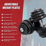 50KG Dumbbell Adjustable Weight Set V63-834751