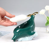 Dolphin Ceramic Box Drain Dish Box Bathroom Supplies Home Decoration Accessories Drain V1294-YM0523-10335929