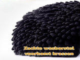 Telescopic Car Wash Brush with 15 Degree Curved Head, Rotating Microfiber Pad and Extendable Handle V1189-LC-QP-00792