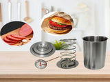 Food-Grade Stainless Steel Ham Meat Maker, Homemade Press Tool for Sandwiches, Deli Meat & Kitchen V1366-AZ2-W-20879