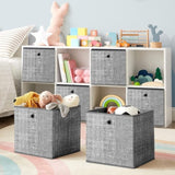 SONGMICS Storage Boxes 6 packs Non-Woven Fabric Grey V227-8498101000087