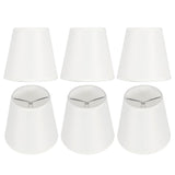 6Pcs Household Chandelier Fabric Lampshade Lamps Cover Decoration for E14 Light Bulb V1294-YM0901-3119200091811