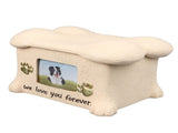 Pet Memorial Urns for Dog Ashes Pet Urns Box Dog Ashes Keepsake Box Dog Urn With 2 Paws Photo V1294-YM0710-3117230328711