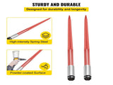Pair Hay Spear 43" Bale Spear 3000 lbs Capacity, Bale Spike Quick Attach Square Hay Bale Spears 1 V952-CM45X1100-30002PCV0