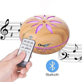 550ml Bluetooth Humidifier with Remote, Timer, Ultrasonic Mist & Mood Light V1263-JX-3806