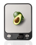 Food Scale,Digital Kitchen Scale, Stainless Steel, Weight in Grams, Ounces, Milliliters and Pounds, V1258-DP02-C-15