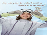 Windproof Water-Repellent Fleece-Lined Self-Heating Gloves Pink V1221-WINDPROOF-WATER-REPELLENT-FLEECE-LINED-SELF-HEATING-GLOVES-PINK