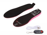 Heated Insoles DIY Cuttable Smart Remote Control USB Rechargeable Electric Heating Insoles for Men V1294-YM3113220238311-0421