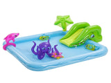 Bestway Kids Pool 239x206x86cm Inflatable Above Ground Play Pools 308L BW-POOL-PLAY-53052-BU