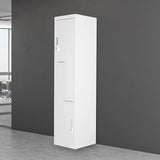 Grey Two-Door L-shaped Office Gym Shed Storage Lockers V63-835131