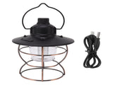 LED Camping Lantern Portable 3 Light Modes USB Charge Stepless Dimming LED Vintage Lantern for V1294-YM0706-3119230102211