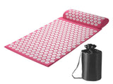 Acupressure Mat and Pillow Set with Bag Acupuncture Mat for Neck and Back Pain, Muscle Relaxation V1237-ZY-203-0212