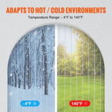 Strip Curtain, 3048 cm L x 30.5 cm W x 3 mm Thickness, Clear Ribbed PVC Curtain Strip Door Bulk V952-JZMLJZDLWWJCM7HTCV0