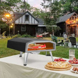 Outdoor Pizza Oven, 406.4 mm, Gas Fired Pizza Maker, Portable Outside Stainless Steel Pizza Grill V952-BXSPSLYCABRQH23XCV0