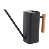 Stainless Steel Watering Can with Long Spout Wooden Handle for Indoor House Plants Bonsai Outdoor V1294-YM0901-3111240322714