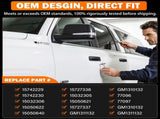 Exterior Door Handles Front/Rear Left & Right for Chevy C1500 C2500 C3500 K1500 K2500 K3500 GMC V1258-DP02-C-850