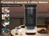 Black 3-in-1 Portable Espresso Maker with Self-Heating and One-Touch Cold Hot Brew - Smart Digital V888-ELOSUNG45350