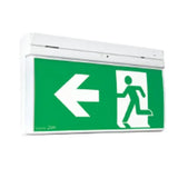 Stanilite Emergency Exit Luminaire Single Point Unit 3.2W LED Maintained Opal Acrylic White Quickfit V1202-V1-STLPQFLEDP