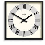 Newgate Jones Box Wall Clock Matte Black V398-NGJBOX230K