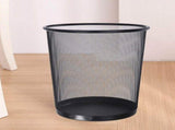 Mesh Round Wastebasket, 4Gal Large Capacity Trash Can, Wastepaper Basket for Bathroom, Kitchen, V1366-AZ2-W-23658