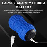 Rechargeable Electric Massage Roller Vibrating Silicone Yoga Ball Muscle Relief V1308-DSZKI-911