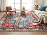 Artiss Floor Rug 200X290cm Large Washable Area Rug Modern Living Room Carpet Mat FLR-4217-200X290-RD
