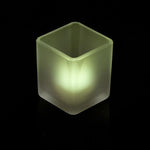 30 Bulk Pack Square Cube Frosted Glass 5cm Tealight Candle Holder Festival Decor Wedding Propose V382-SQFH30