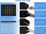 Graffiti Portable 3D Aircell Travel Inflatable Seat Cushion with Built-in Pump 36 Airbags V888-ELOSUNG52085