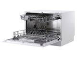 Devanti 8 Place Settings Benchtop Dishwasher White BDW-8-02G-WH