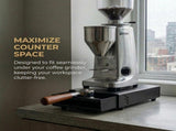 Espresso Knock Box with Drawer, Anti-Slip Carbon Steel Coffee Grounds Container for Espresso Machine V1237-ZY-924-372