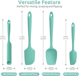 600F Heat Resistant Silicone Spatulas Kitchen Cooking Mixing Utensils and V1258-DP02-C-370