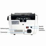 Australian Note Bill Money Cash Counter Machine with Value Count 4" LED Display V201-CASH0001BL8AU