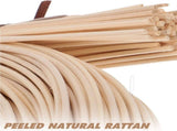 Flat Rattan Material Basket Wicker Weaving Diy Rattan Material Khaki 1 Roll V1370-AZ4-16774