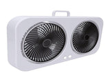Portable Desktop Fan Rotating USB Rechargeable Quiet Cooling Hanging Dual Head Table Fan for Bedroom V1294-YM0901-3113260000911