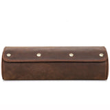 3 Watch Travel Case- Classic Leather Watch Case With Perfect Texture.Portable Watch Roll Or V1192-AZ-W-0774