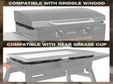 Magnetic Wind Shields for 36-inch Blackstone Grill, Stainless Steel Flame Shield, Grill Accessories V1237-ZY-203-2255
