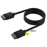 Corsair iCUE LINK Cable, 1x 600mm with Straight connectors, Black V1202-V2-CAC-ICLK-CB60C-K