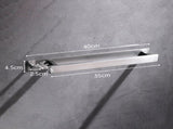 Bathroom Bar Brushed Nickel, Bath Accessories Rack Hanger, Bathroom Kitchen Square Hand V1192-AZ-W-16688