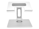 Tablet Stand Holder Aluminum Alloy Universal Desktop Adjustable Foldable Phone Tablet Bracket Silver V1294-YM0714-3116210062711