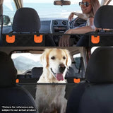 Black PawfectFriend Hard Bottom Car Back Seat Extender & Hammock for Dogs 63x132cm Waterproof, V571-PF-CAR-HMCK-BLK