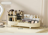Makeup Storage Organizer Large Capacity Perforation Free Rotatable Partition Cosmetic Storage Box V1294-YM0703-3117230105511