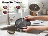 Devanti Portable Range Hood 5-Speed Rechargeable Desktop Extractor Fan BBQ PRH-8ML-USB-WH