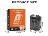 Rotatable LED Flashlight IP65 Waterproof Rechargeable Torch for Camping Use V1263-JX-4271