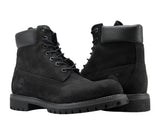 TIMBERLAND Mens 6" Premium Waterproof Boots Original Iconic Shoes - Black Nubuck V563-TB010073-BLK-8