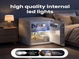 Wendlon White Touch Screen Safe Boxwith Electronic password, Backlit Keypad, LED Light, Anti-Rust & V1411-AU000042EW